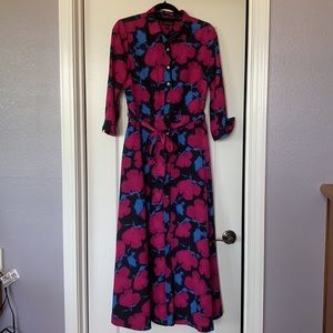 Banana Republic maxi shirt dress